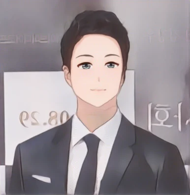 박해일 웹툰 스타일 초상화