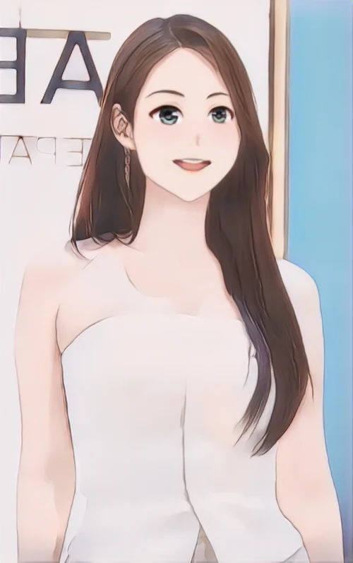 박민영 웹툰 스타일 초상화