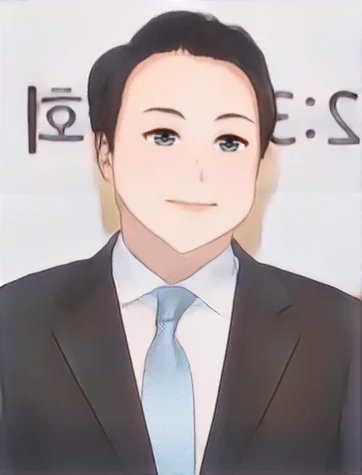 손학규 웹툰 스타일 초상화
