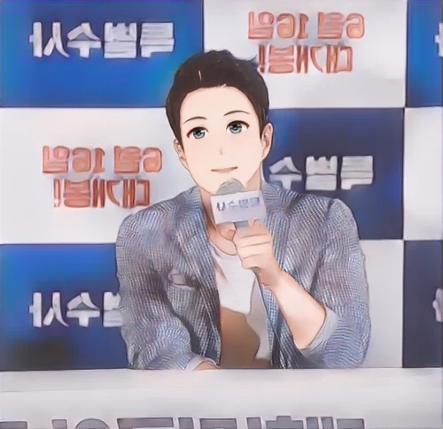 김명민 웹툰 스타일 초상화