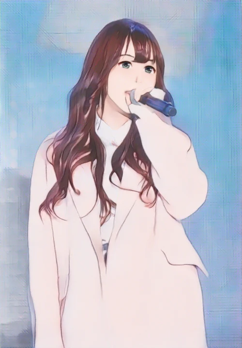 레이나 웹툰 스타일 초상화