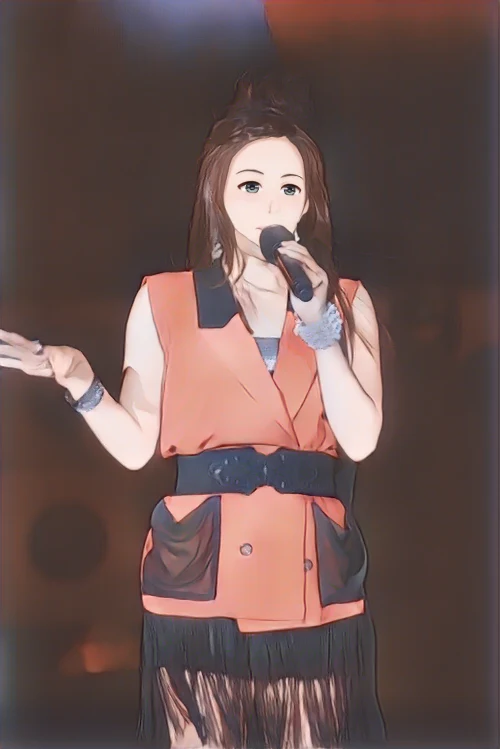 채연 웹툰 스타일 초상화