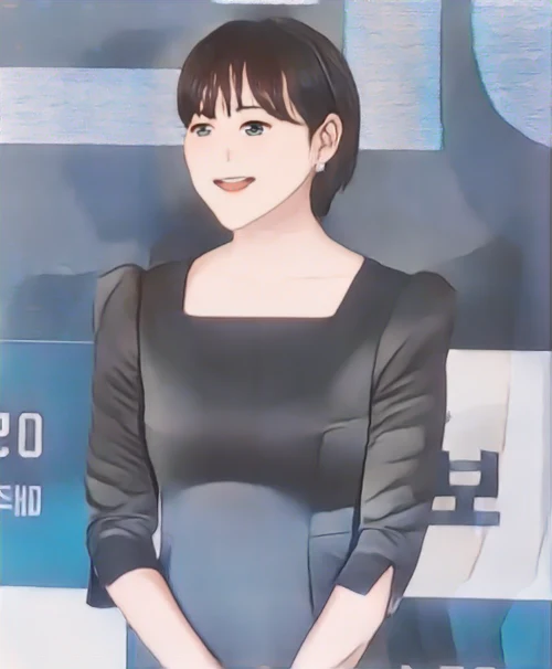 이하나 웹툰 스타일 초상화