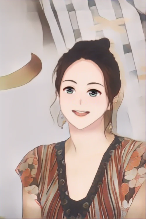 윤해영 (배우) 웹툰 스타일 초상화