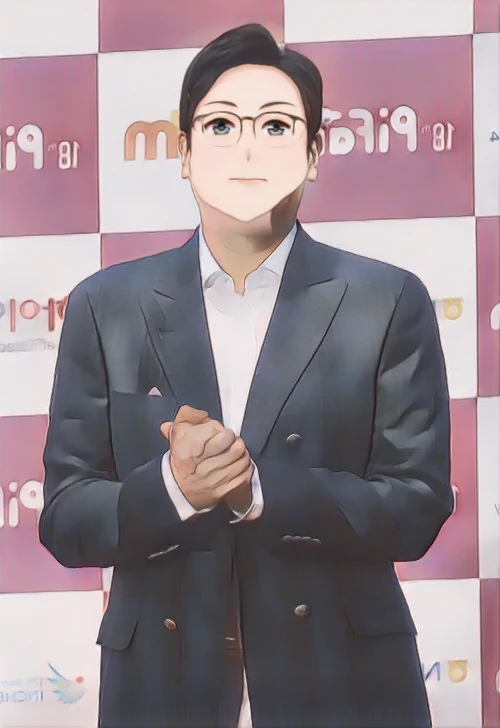 조진웅 웹툰 스타일 초상화