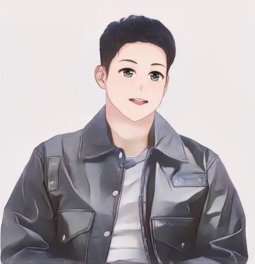 김무열 웹툰 스타일 초상화
