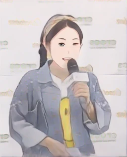 박슬기 (방송인) 웹툰 스타일 초상화