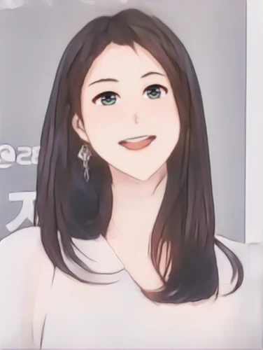 이수경 웹툰 스타일 초상화