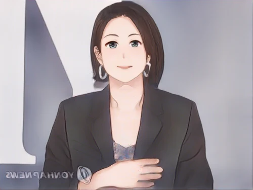 전혜진 웹툰 스타일 초상화