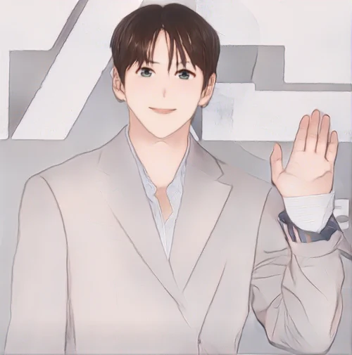 지창욱 웹툰 스타일 초상화