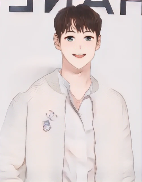 이제훈 웹툰 스타일 초상화