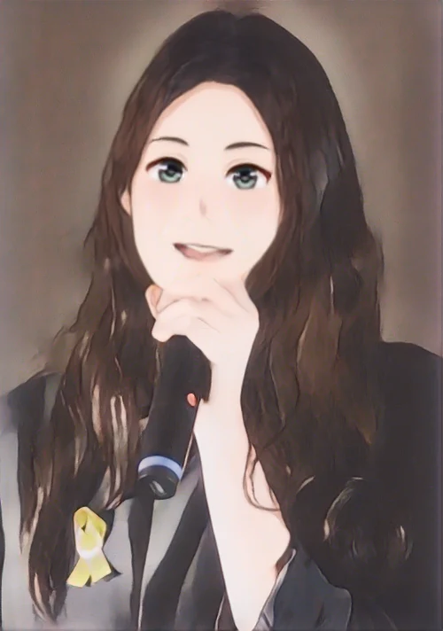 정은채 웹툰 스타일 초상화