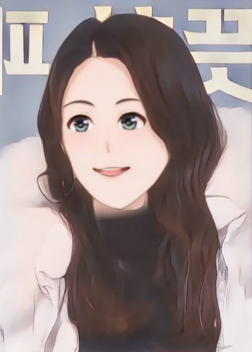 전지현 웹툰 스타일 초상화