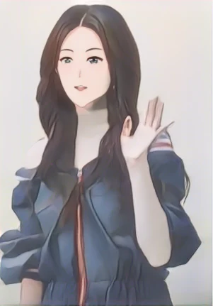 손지현 웹툰 스타일 초상화