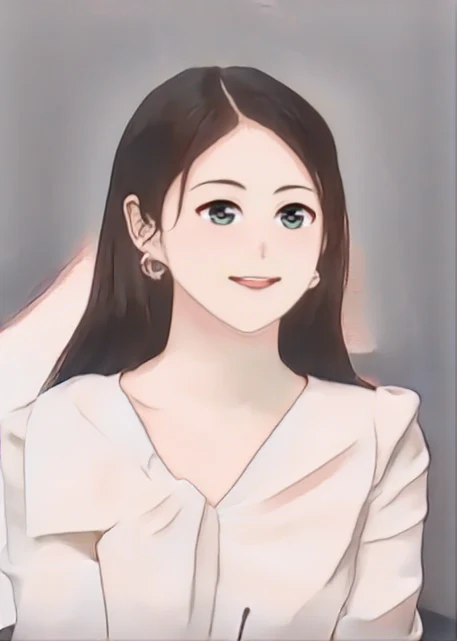 장나라 웹툰 스타일 초상화
