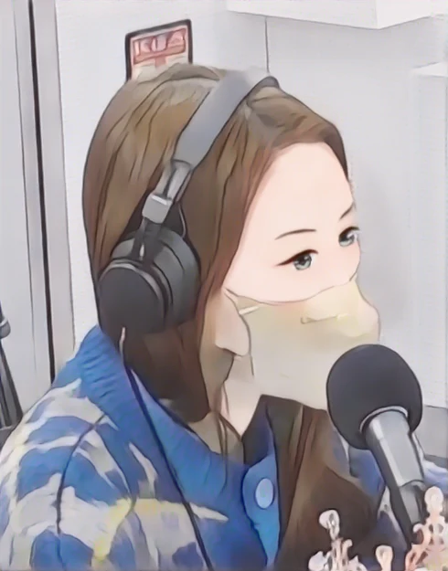채리나 웹툰 스타일 초상화