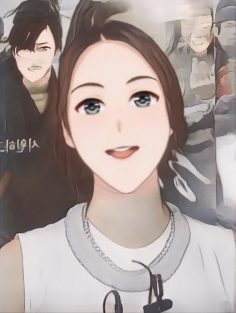 이소연 웹툰 스타일 초상화