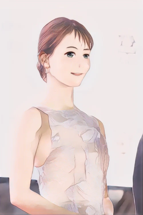나카무라 유리 웹툰 스타일 초상화