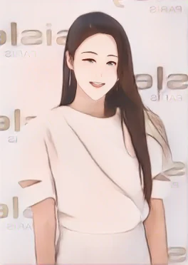 홍수현 웹툰 스타일 초상화