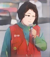 김순자 웹툰 스타일 초상화