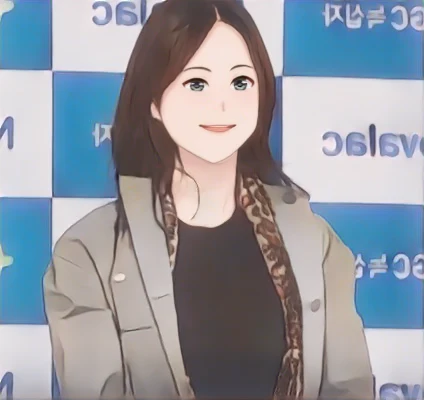 백지영 웹툰 스타일 초상화