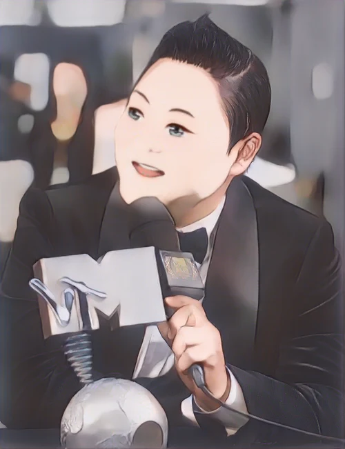 싸이 웹툰 스타일 초상화