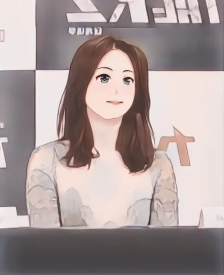 송윤아 웹툰 스타일 초상화