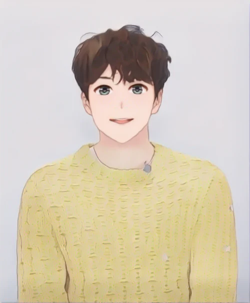 이민기 웹툰 스타일 초상화