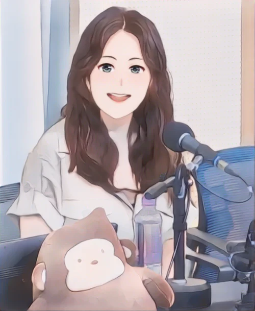 하희라 웹툰 스타일 초상화