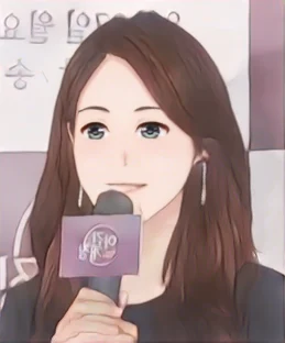 성유리 웹툰 스타일 초상화