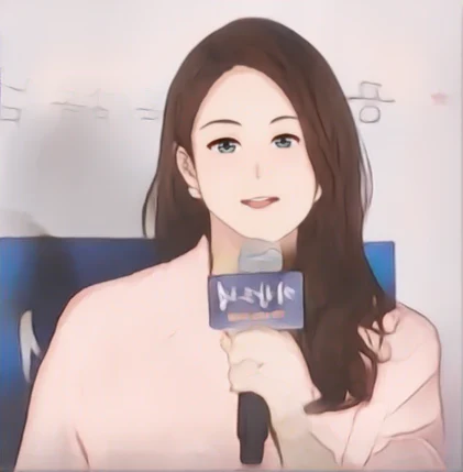 예지원 웹툰 스타일 초상화