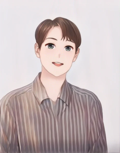 강타 웹툰 스타일 초상화