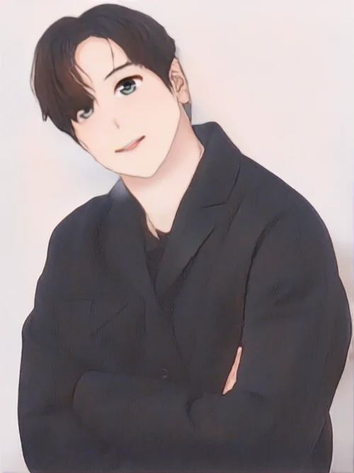 정용화 웹툰 스타일 초상화