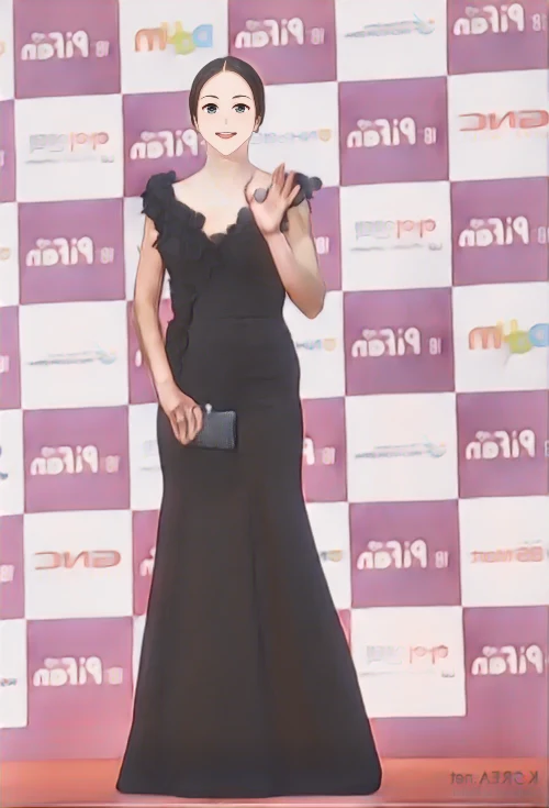 조민수 웹툰 스타일 초상화