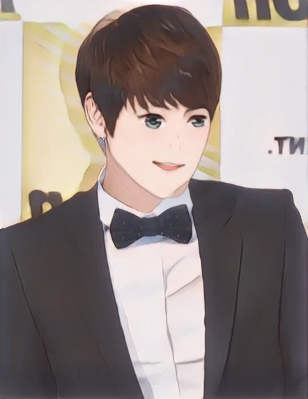 세븐 웹툰 스타일 초상화