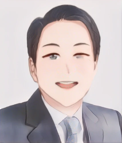 안상수 웹툰 스타일 초상화