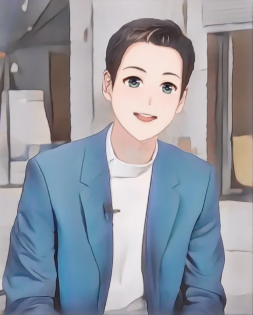 정경호 웹툰 스타일 초상화