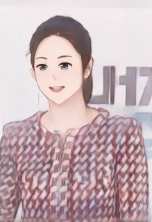 전혜빈 웹툰 스타일 초상화