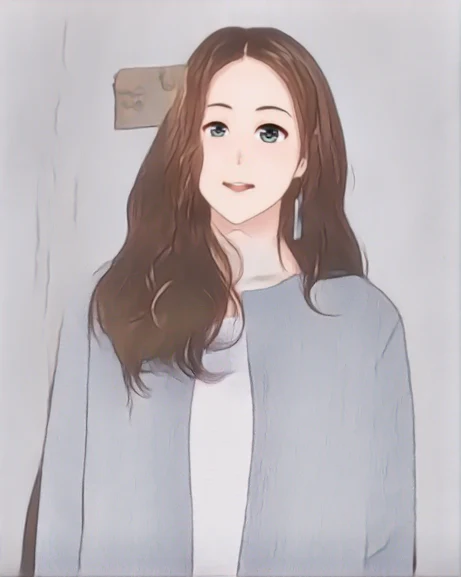 김효진 웹툰 스타일 초상화
