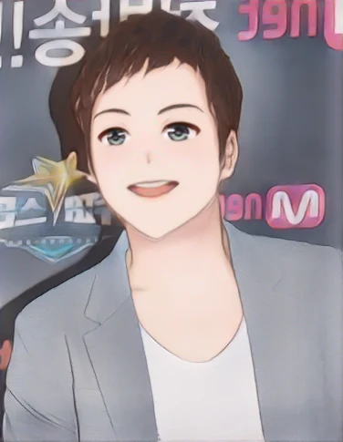 김지수 웹툰 스타일 초상화
