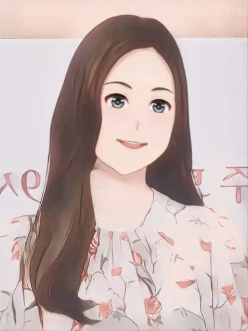 한지혜 웹툰 스타일 초상화