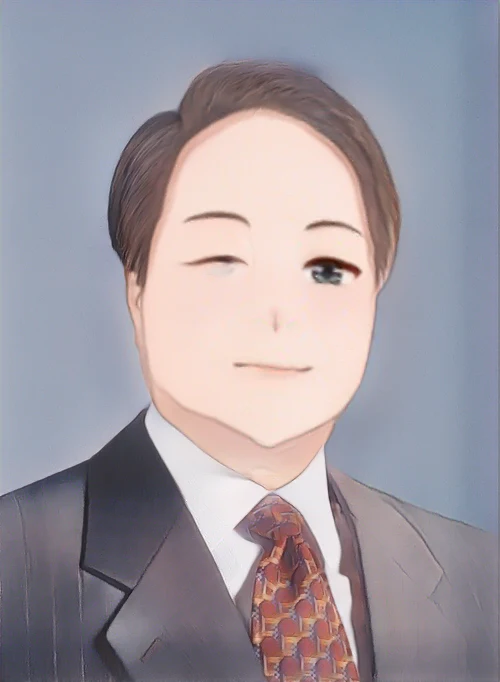 김영삼 웹툰 스타일 초상화