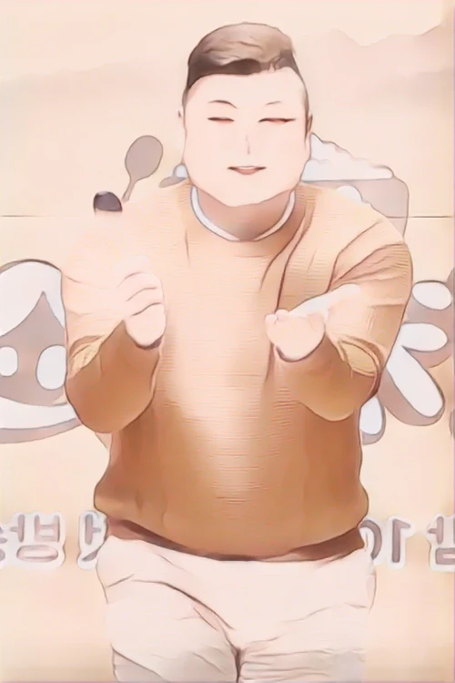 강호동 웹툰 스타일 초상화