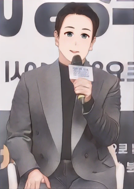 류승룡 웹툰 스타일 초상화