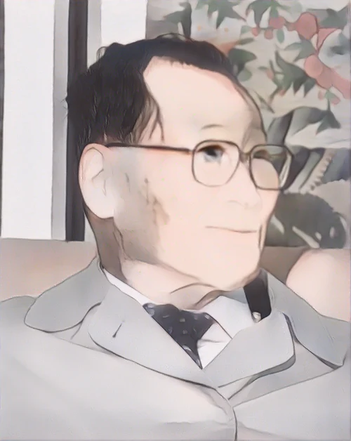 정주영 웹툰 스타일 초상화
