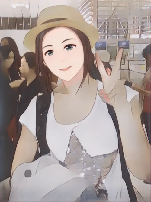 황보 웹툰 스타일 초상화