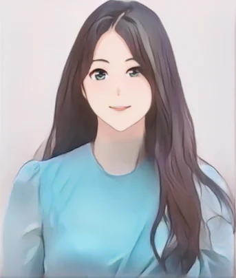 김사랑 웹툰 스타일 초상화