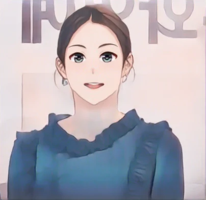 유이 웹툰 스타일 초상화