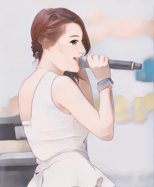 디아 웹툰 스타일 초상화
