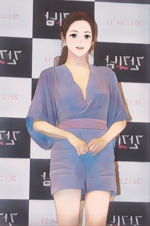 박시연 웹툰 스타일 초상화